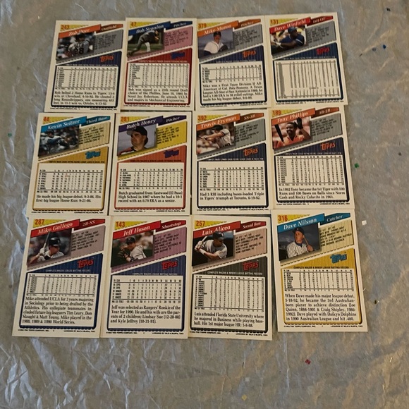 1️⃣9️⃣9️⃣3️⃣TOPPS BASEBALL ⚾️CARDS - Picture 2 of 10